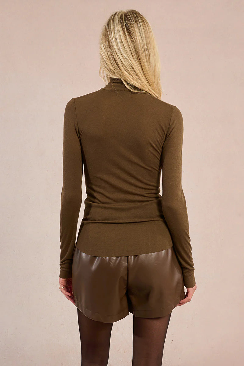 Molly Bracken Khaki Turtleneck