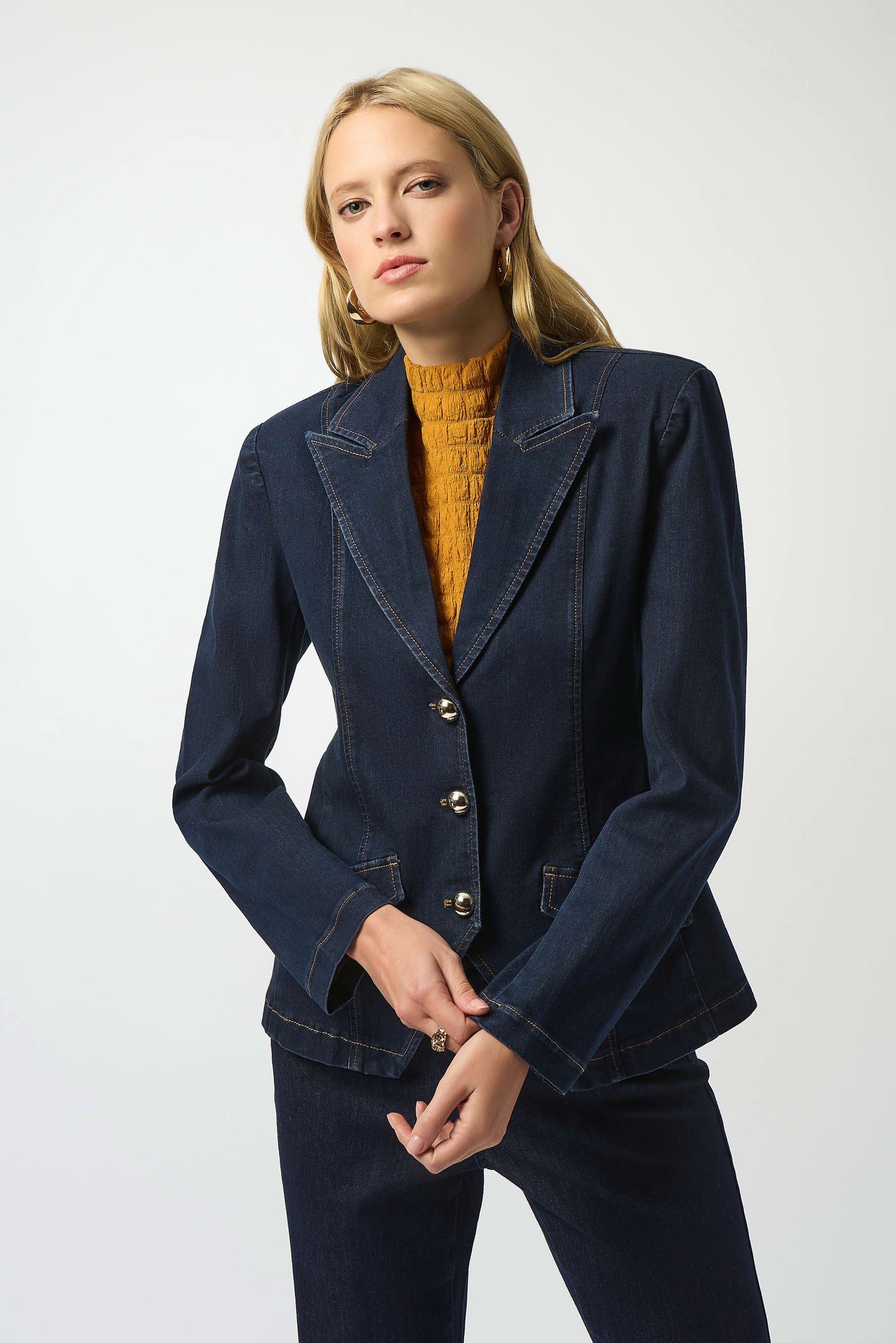 Joseph Ribkoff Stretch Denim Blazer