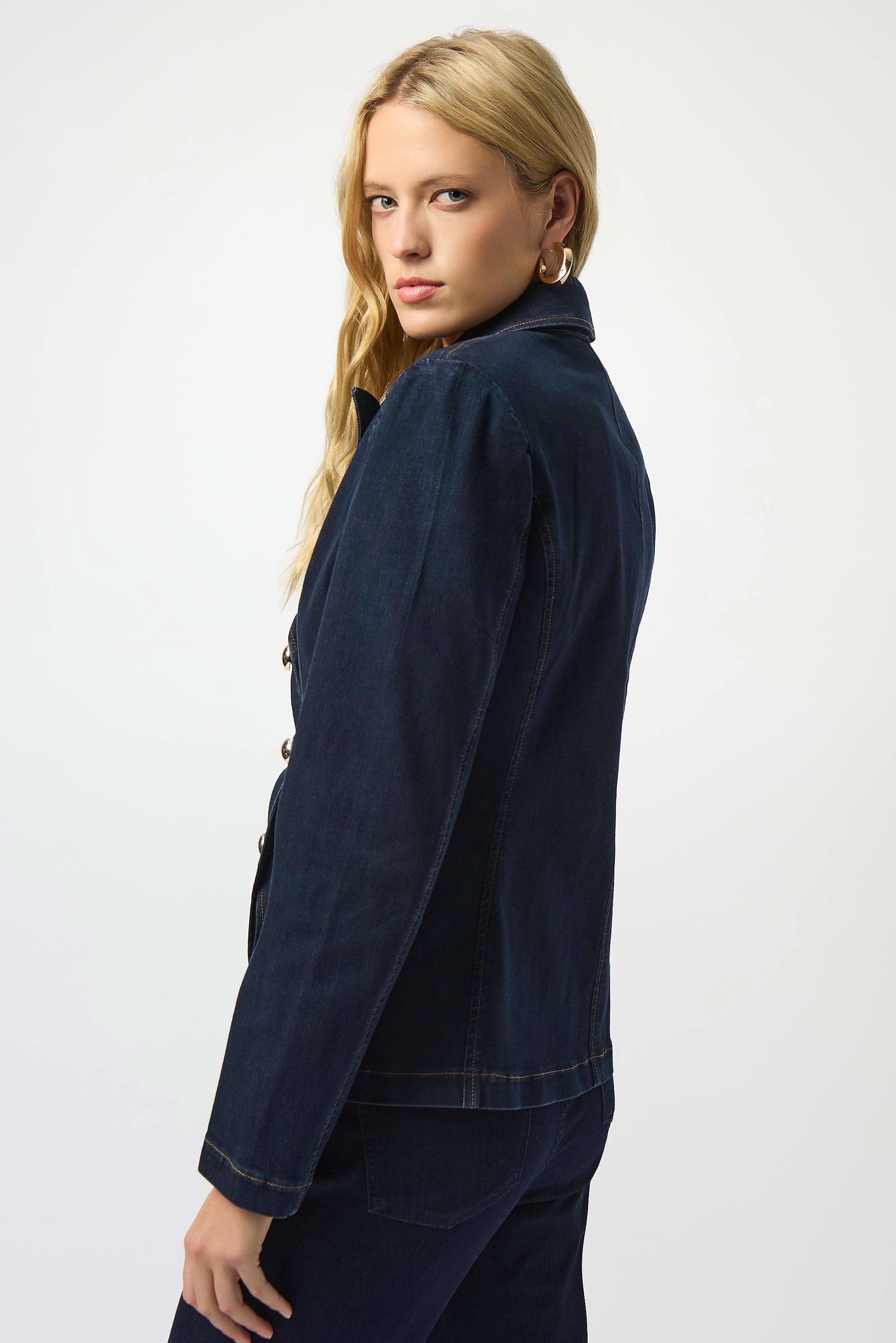 Joseph Ribkoff Stretch Denim Blazer