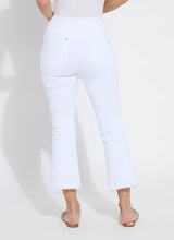 Lysse Dara Seamed Hem Crop White Denim