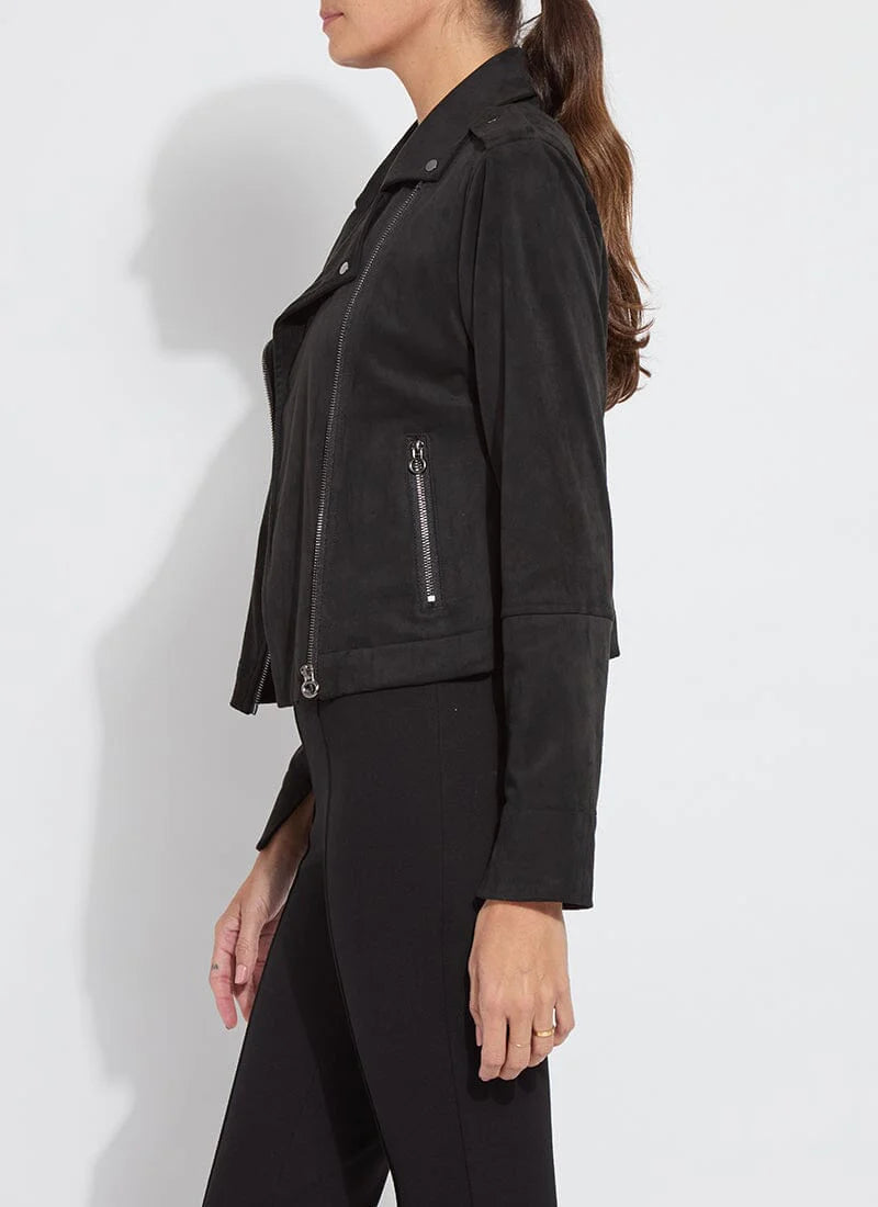 Lysse Amelia Moto Vegan Suede Jacket