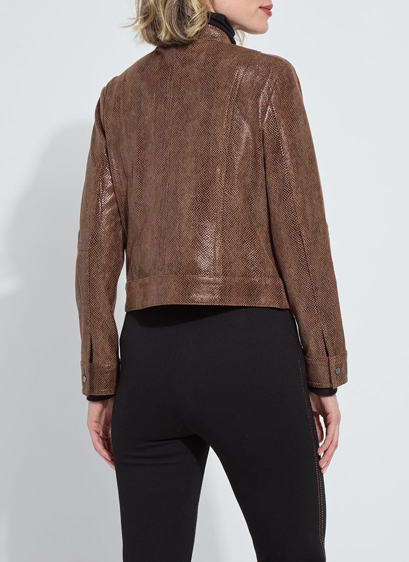 Lysse Porter Foil Vegan Suede Moto