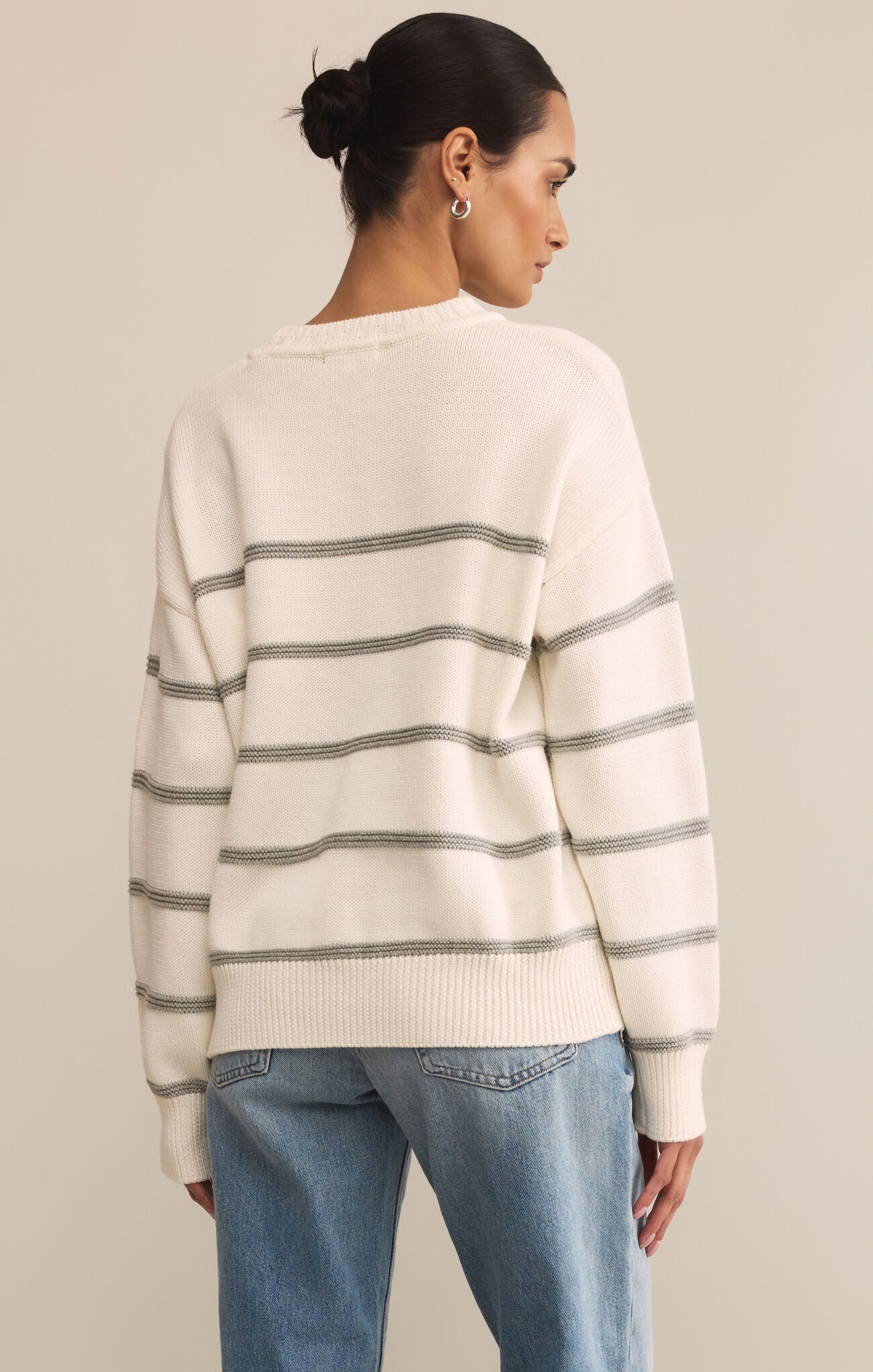 Z Supply Boyfriend Striped Sweater