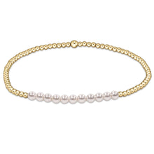 Enewton Gold Bliss 2mm Bead Bracelet - Pearl