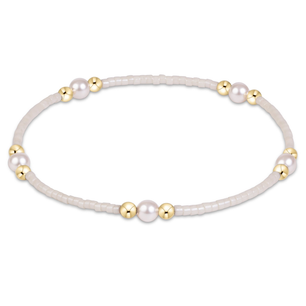 Enewton Hope Purpose Pearl Bracelet - Milkshake