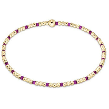Enewton Hope Sincerity Pattern 2mm Bead Bracelet - Fuchsia