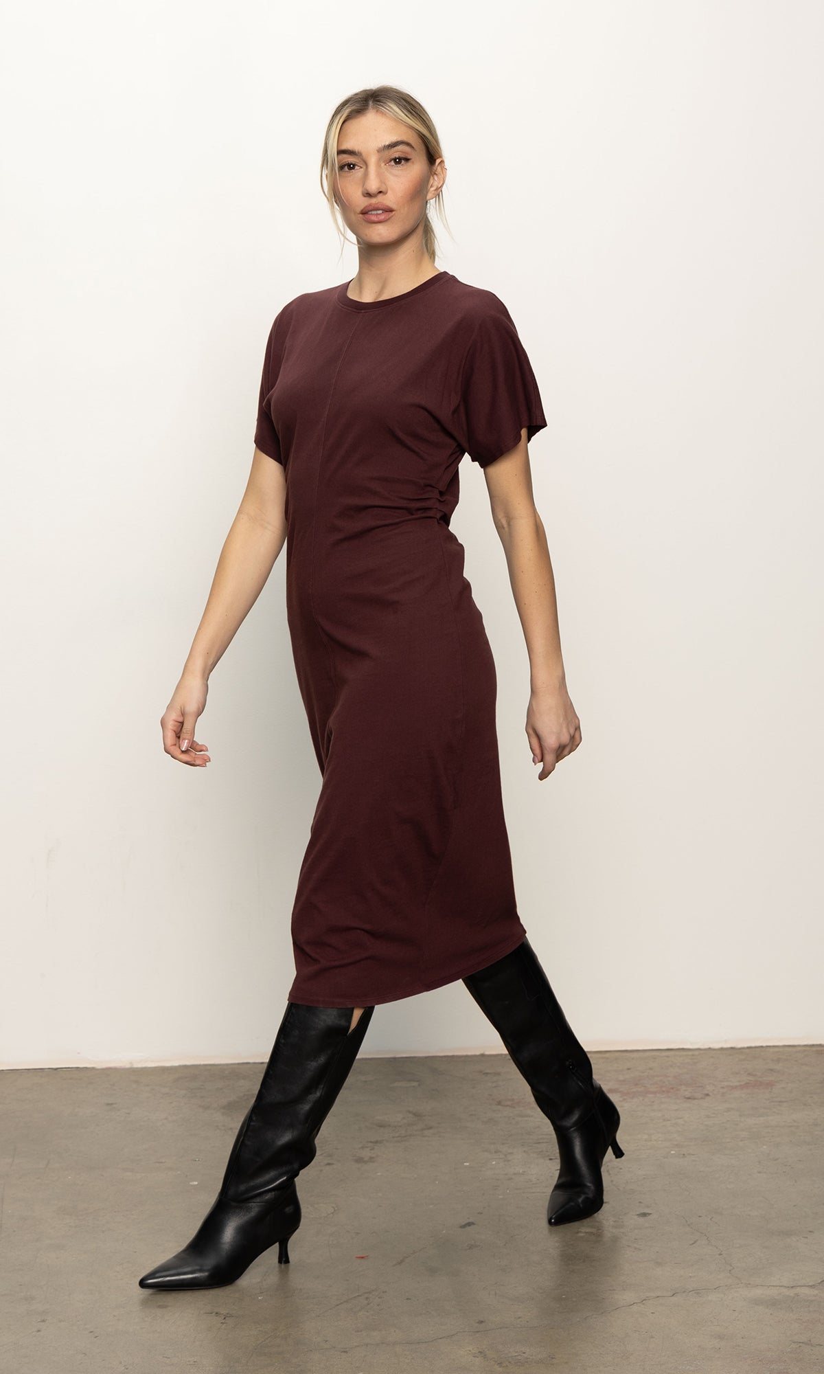 Sanctuary Cinched Waist T-Shirt Dress