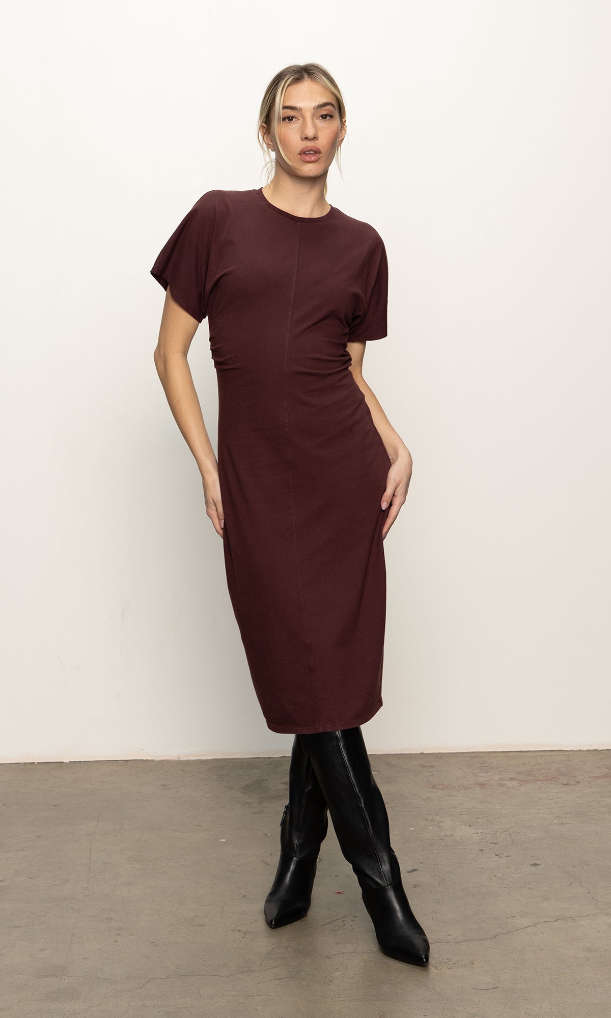 Sanctuary Cinched Waist T-Shirt Dress