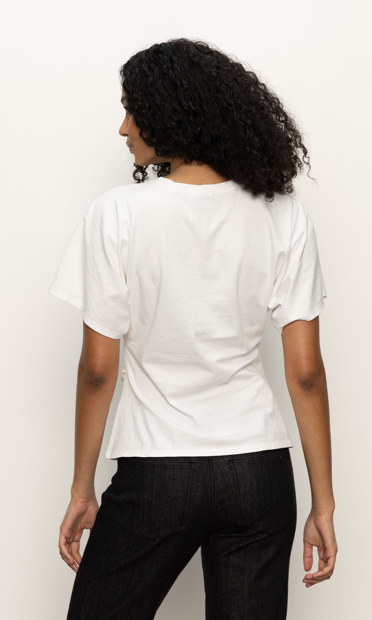 Sanctuary Shirred Waist Dolman Tee