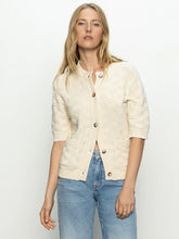 Sanctuary Natural Short Sleeve cardigan