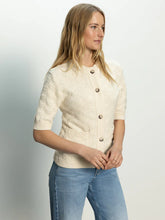 Sanctuary Natural Short Sleeve cardigan