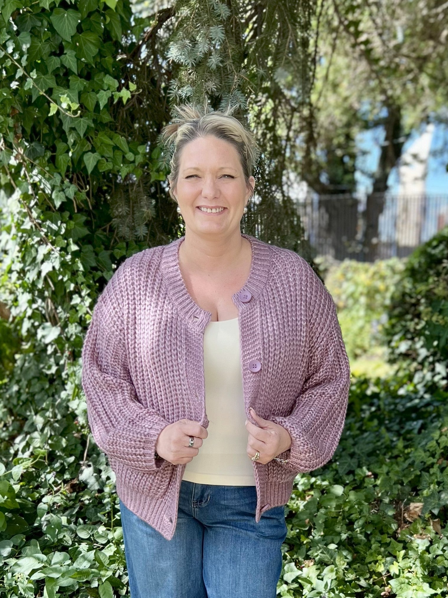 Molly Bracken Mauve Cardigan