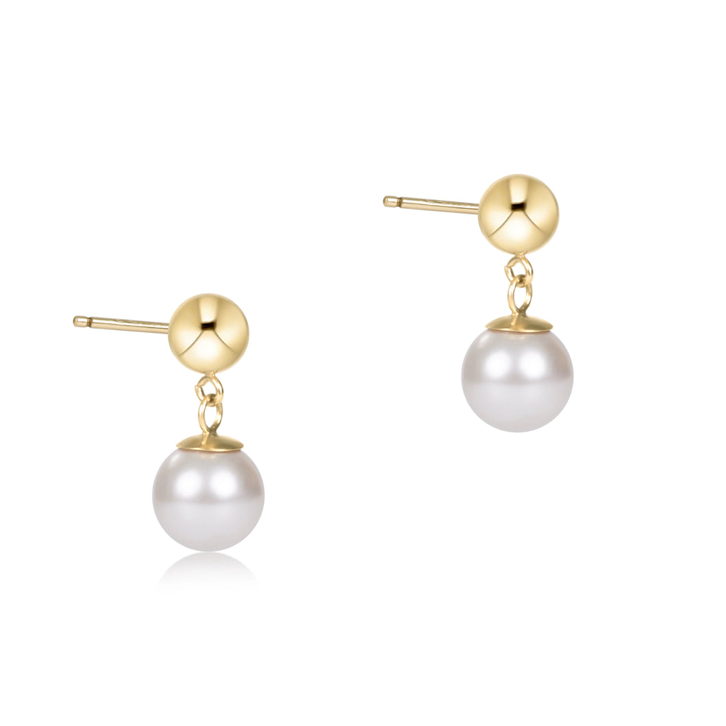 Enewton Classic 8mm Ball Drop Stud - Pearl