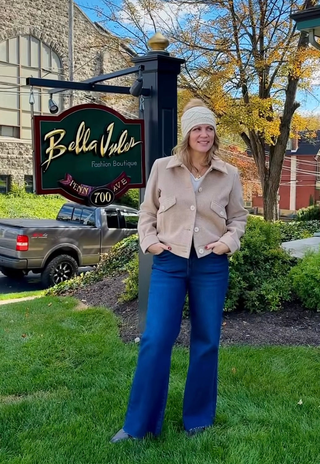 Katrina Herringbone Jacket