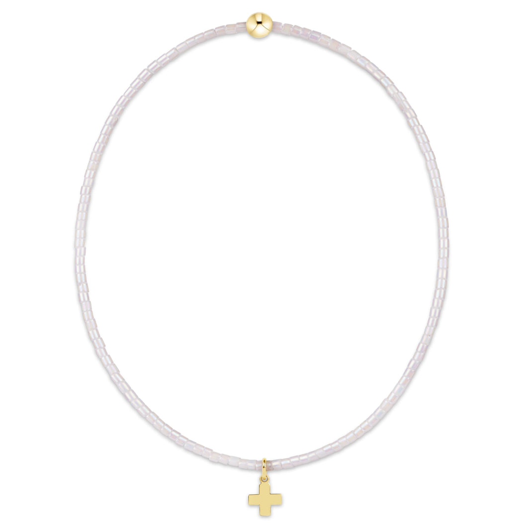 Hope Classic Silky White Bracelet - Signature Cross