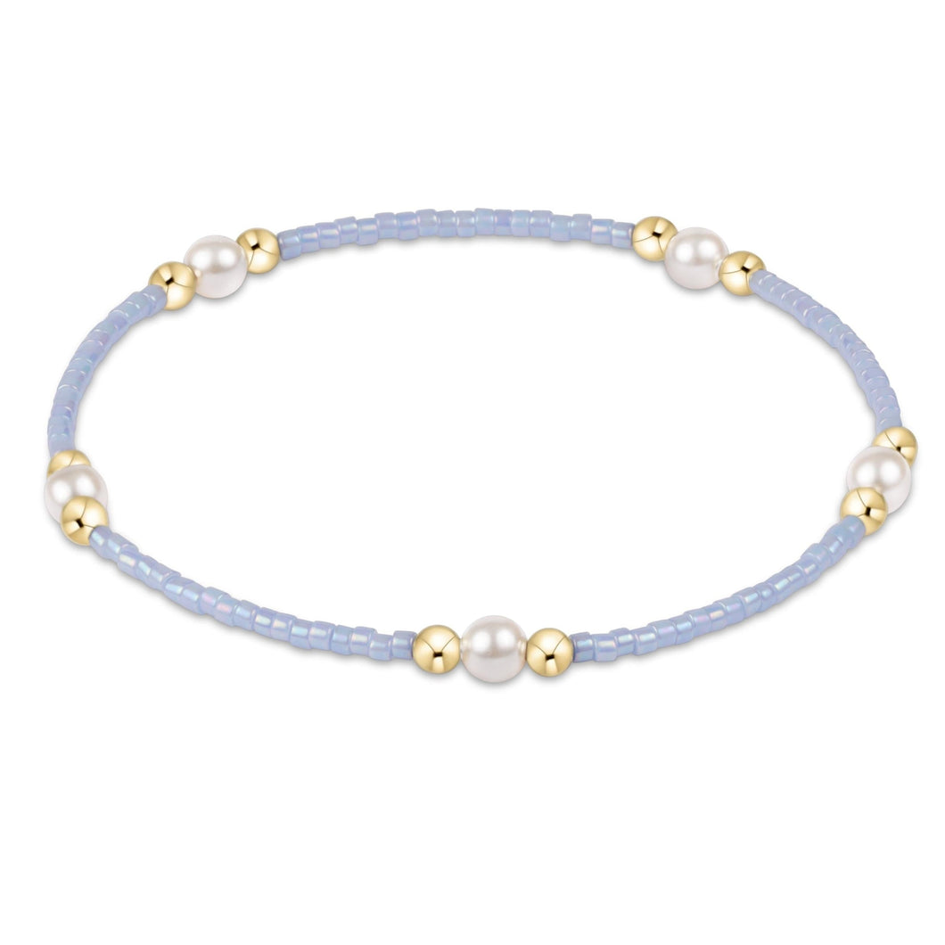 Hope Purpose Pearl Bracelet - Ocean Mist
