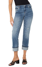 Liverpool Marley Girlfriend Cuffed Jeans