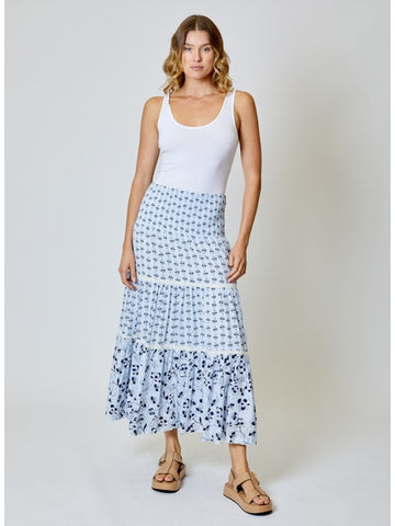 Blue Maxi Skirt