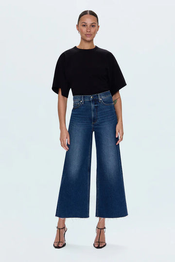 Pistola Lana Crop High Rise Ultra-Wide Leg Jean