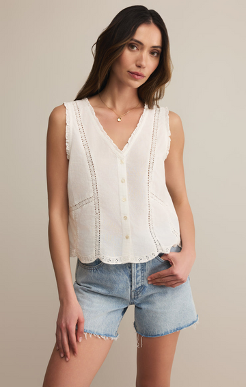 Z Supply Tomi Embroidered Tank