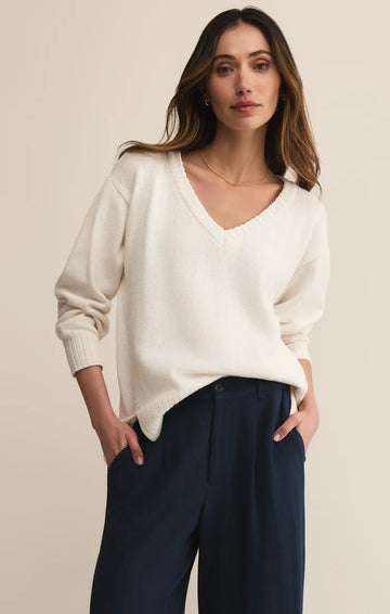 Z Supply All Around V-Neck Sweater