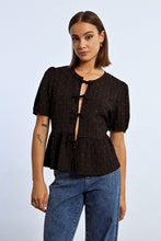 Molly Bracken Black Bow Top