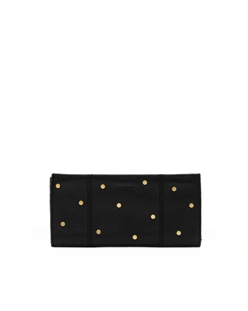 Hammitt 110 North Starlight Black Studded Leather Wallet