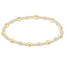Enewton Classic Gold Sincerity Pattern 4mm Bead Bracelet - Pearl