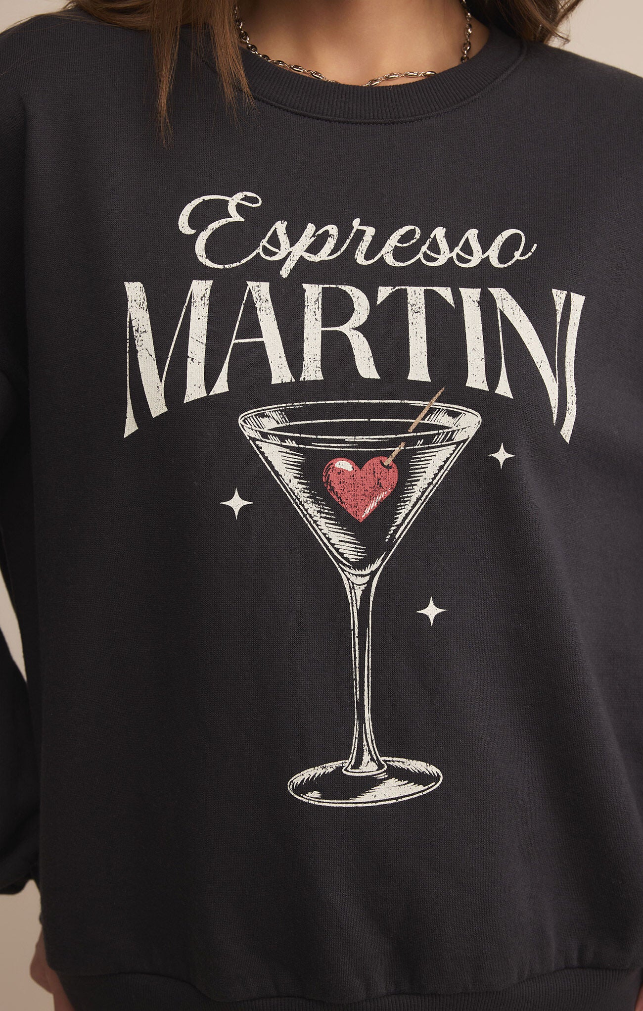 Z Supply Oversized Martini Sweatshirt