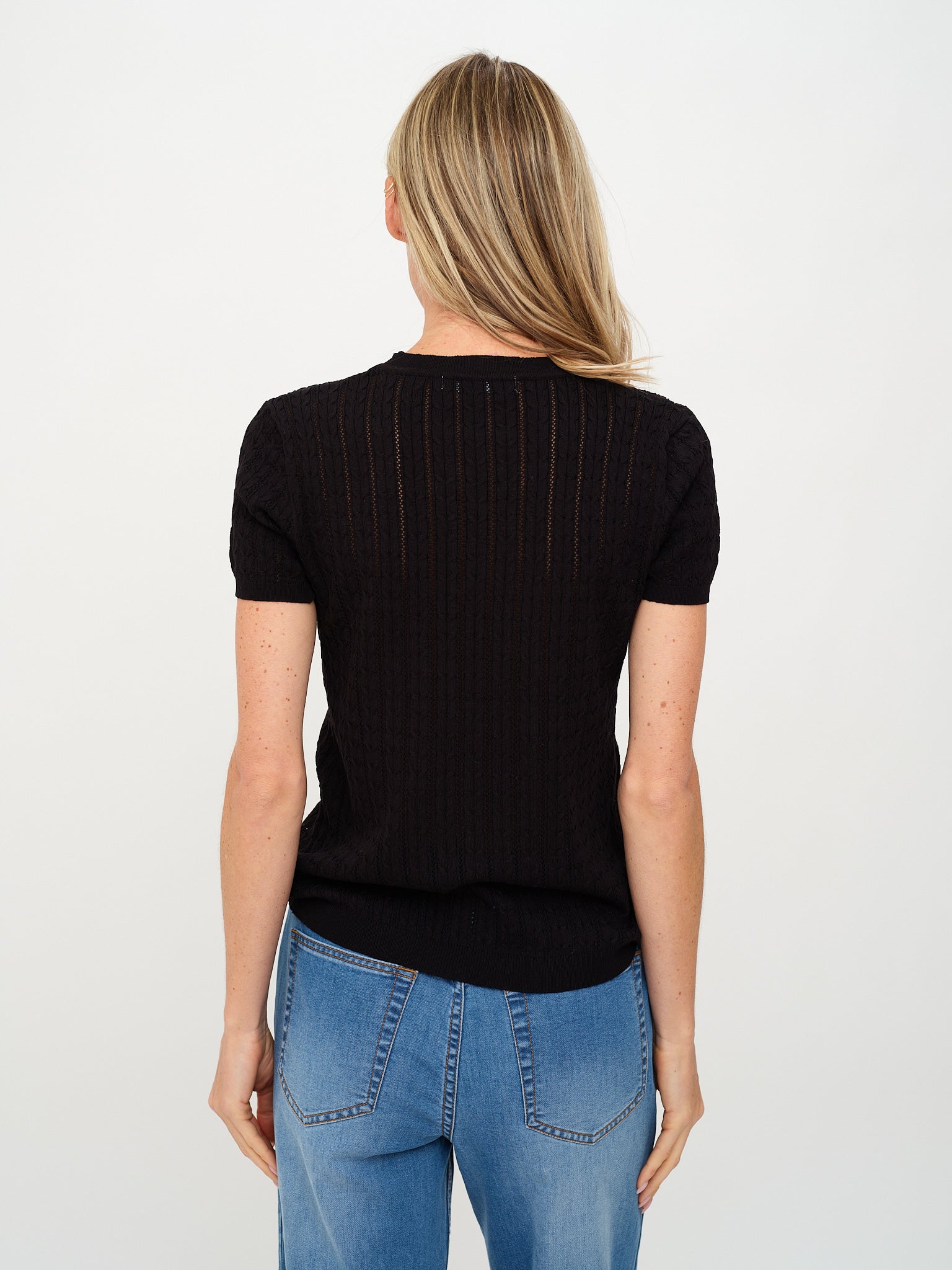 Natasha Cable Knit Top