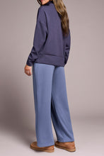 Sapphire Lux Funnel Neck Top