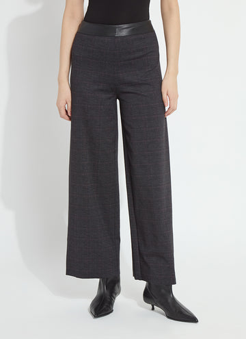 Lysse Ponte Jacquard Wide Leg Pants