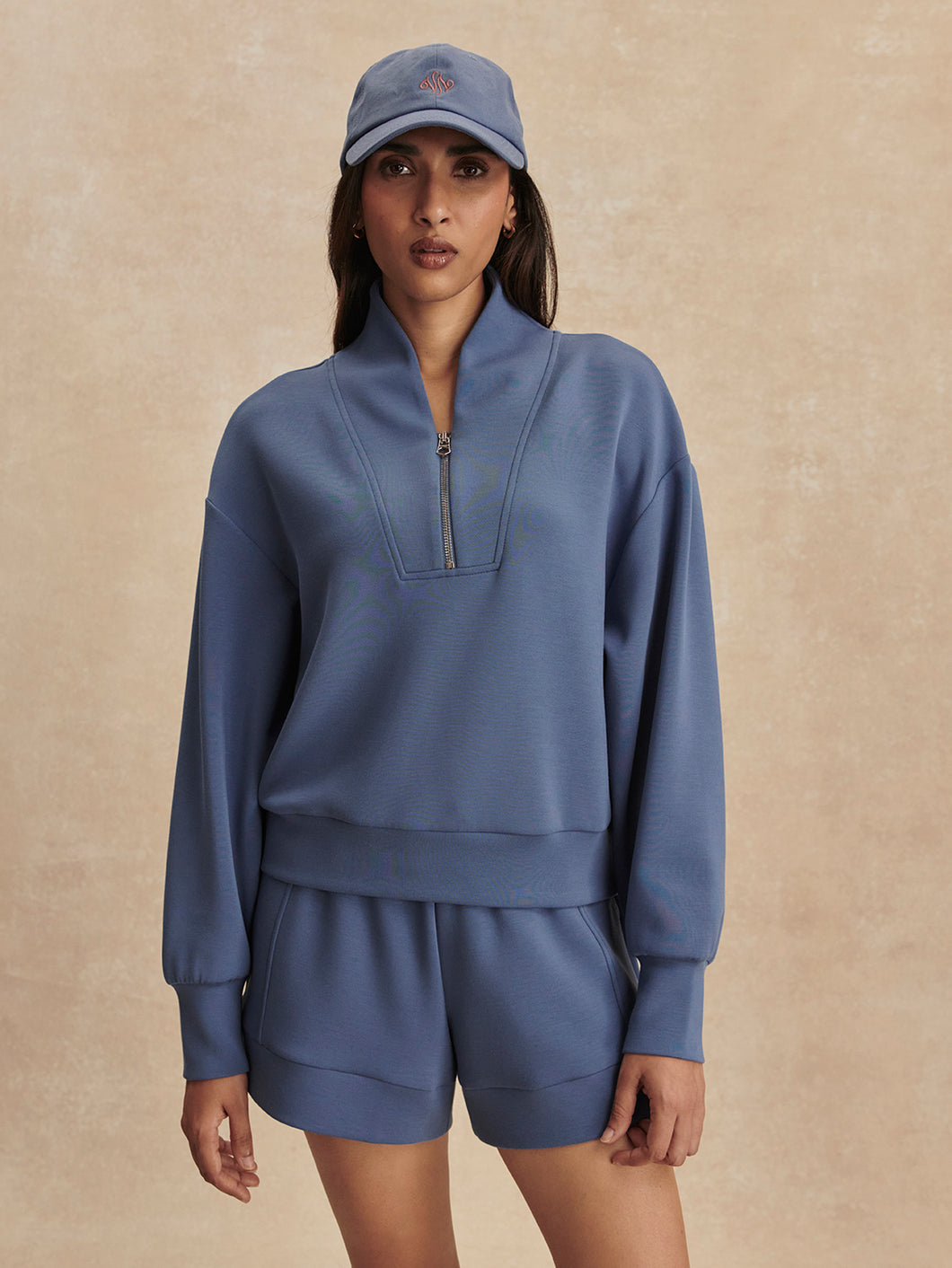 Varley Bijou Blue Davidson Sweat