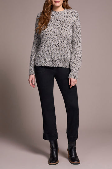 Tribal Novelty Mock Neck Sweater