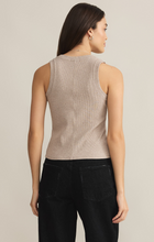 Heather Taupe Sirena Rib Tank