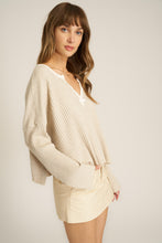 Getaway Notch Neck Rib Pullover