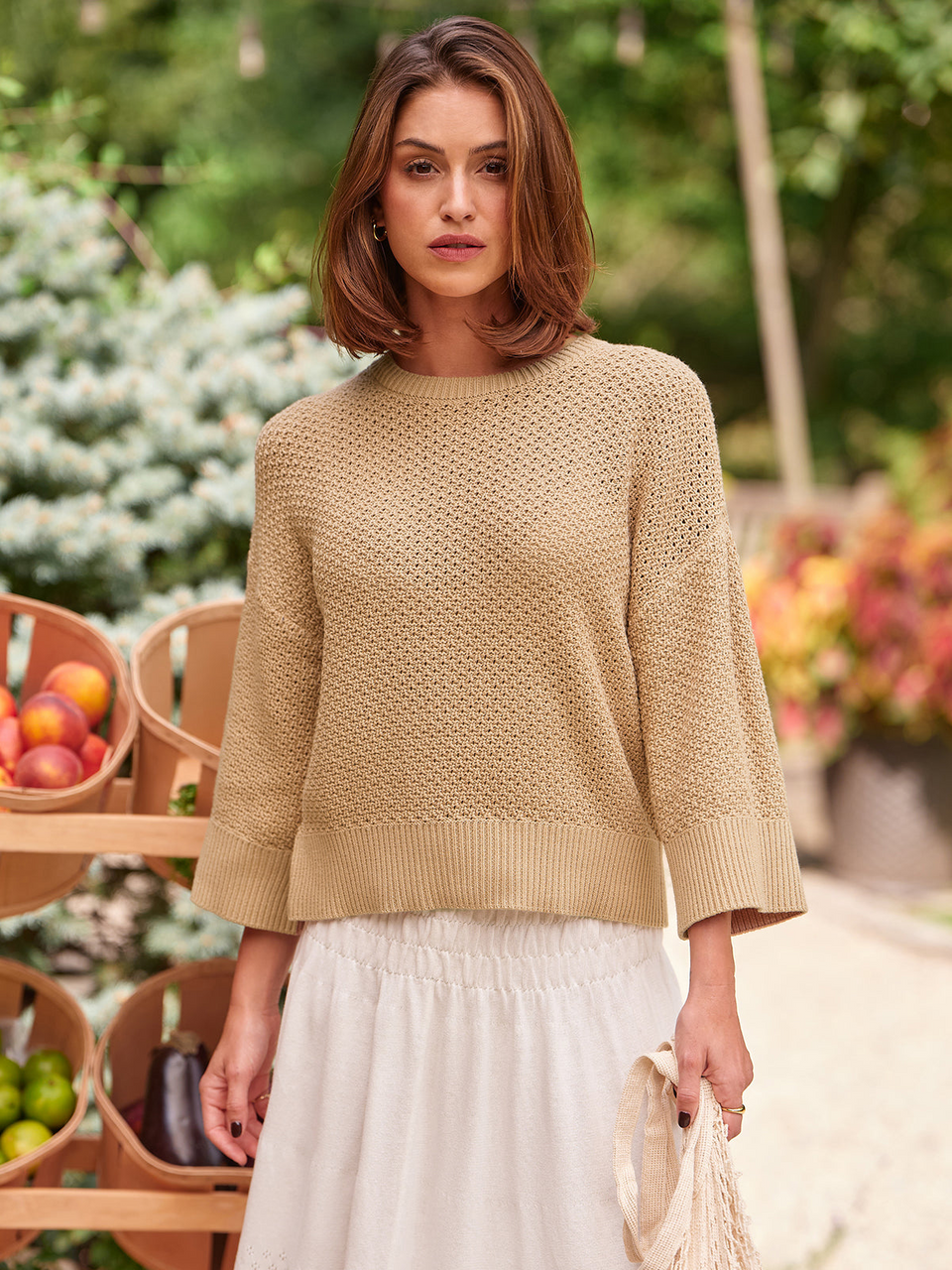 Chanterelle Sequoia Oversized Boxy Tee