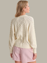 Chalk Raven Raglan Cable Cardigan
