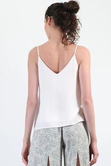 Double Layered V Neck Cami Top