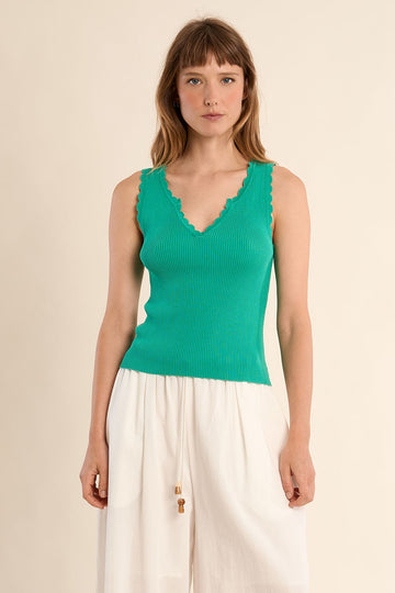 Molly Bracken Ribbed Knit Tank