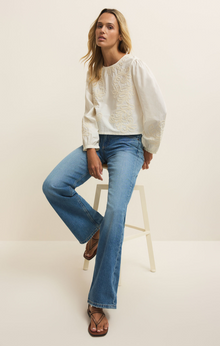 Z Supply Tatiana Poplin Top