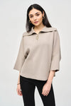 Taupe Melange Top