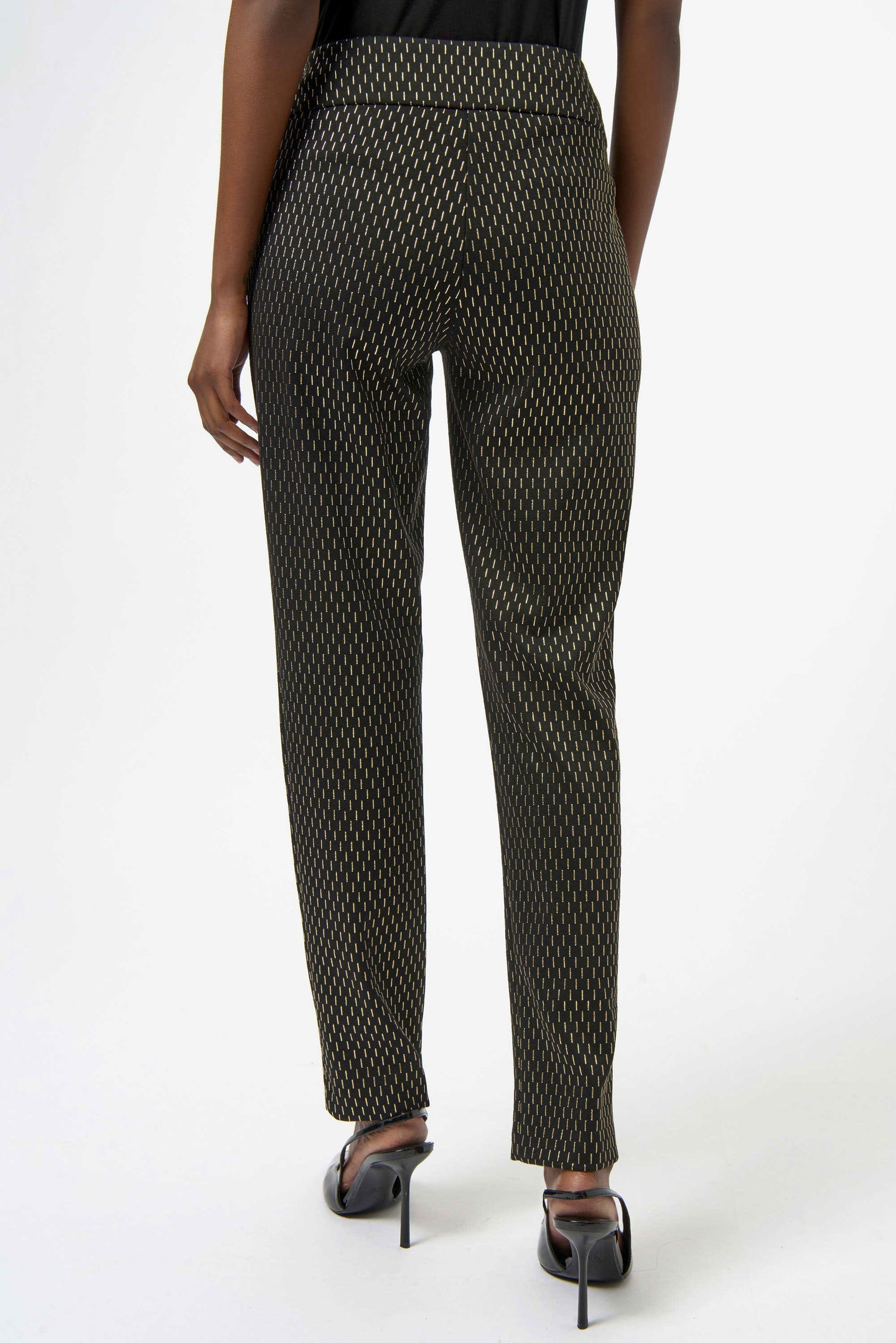 Joseph Ribkoff Foiled Slim Pant