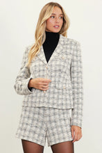 Plaid Tweed Jacket