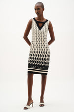 Joseph Ribkoff Knit Geometric Dress