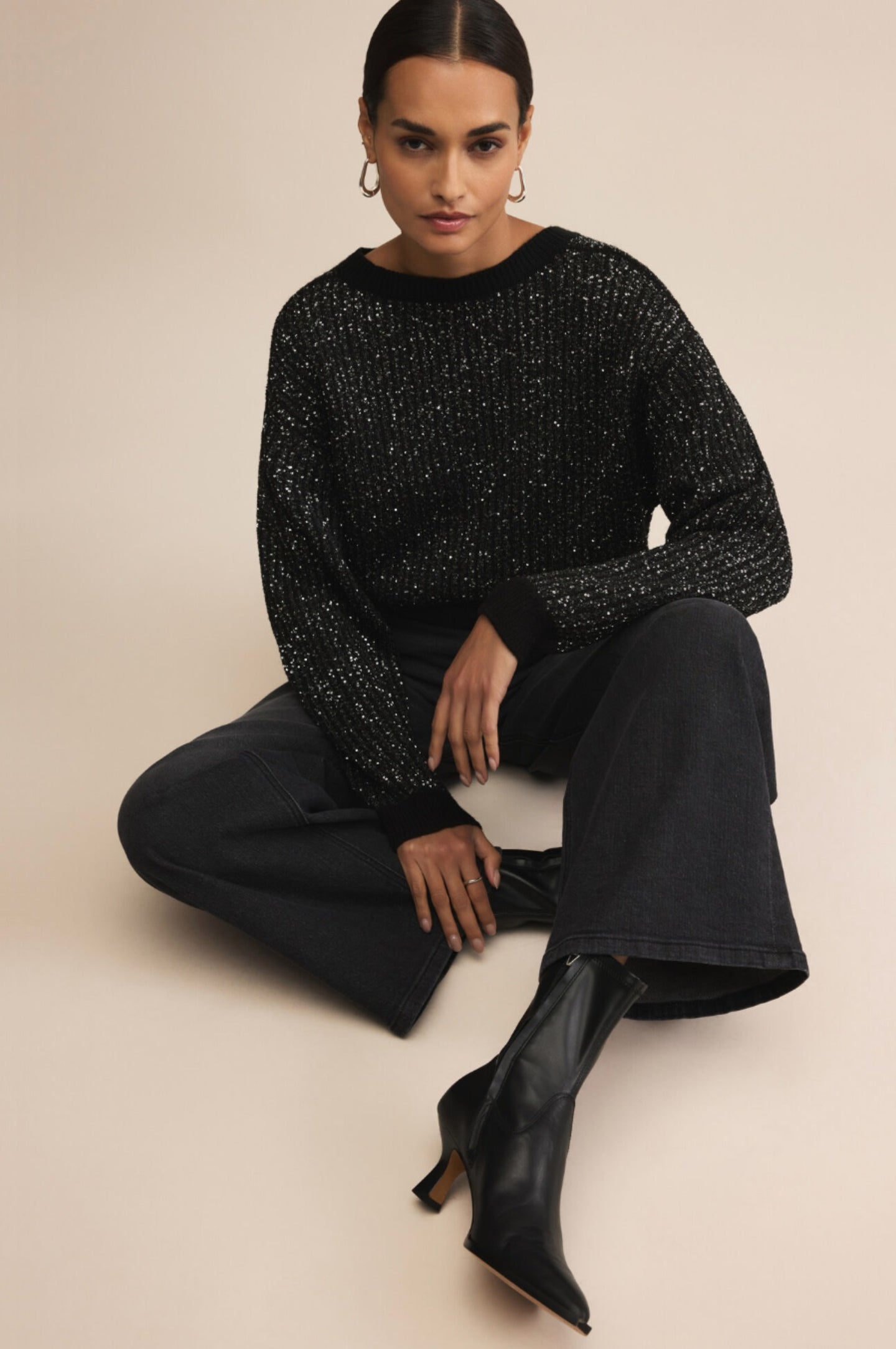 Z Supply Gleam Sequin Sweater