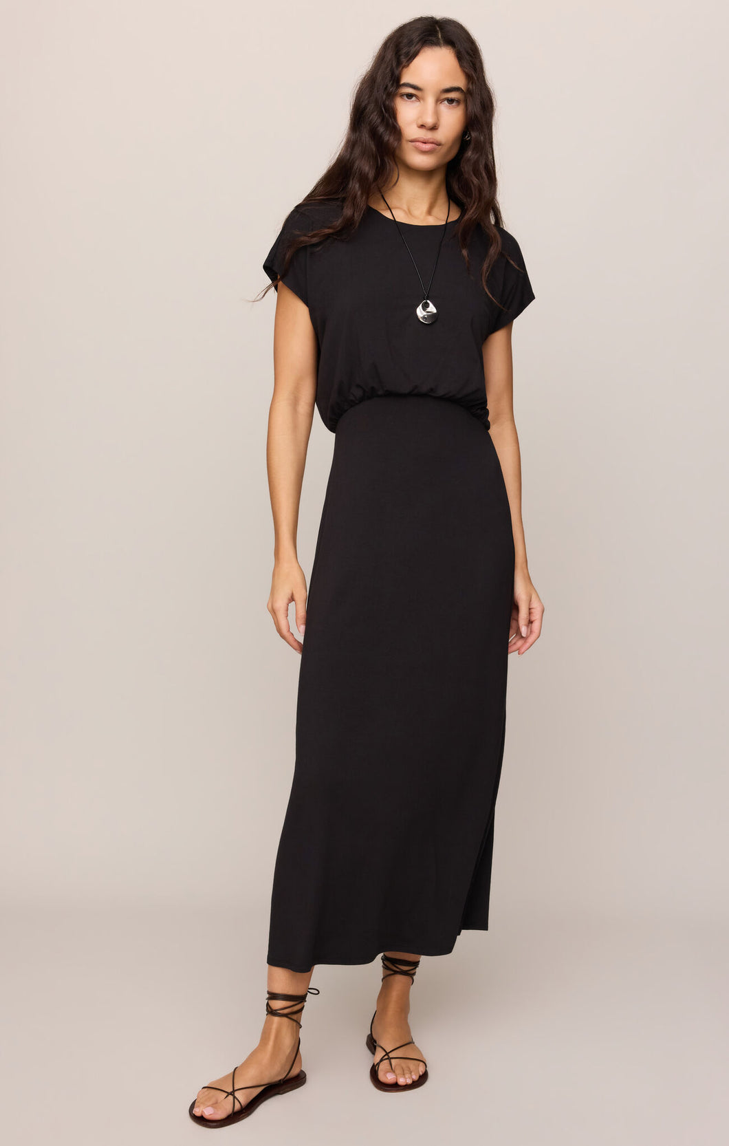 Z Supply Anika Jersey Midi Dress