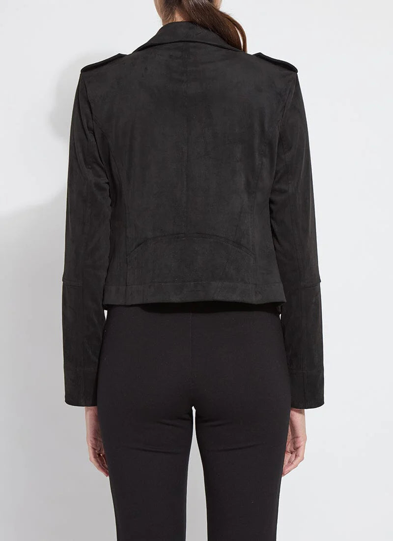 Lysse Amelia Moto Vegan Suede Jacket