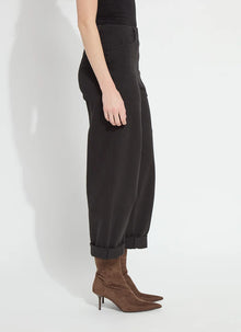 Lysse Black Penelope Curved Cuffed Jeans