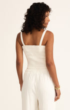 Amelie White Linen Tank